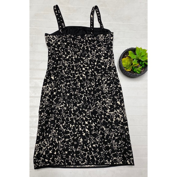 Ann Taylor Black & White Thin Strap Spring Dress - Picture 5 of 8